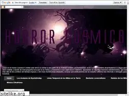 Sites similar to elhorrorcosmico.blogspot.com