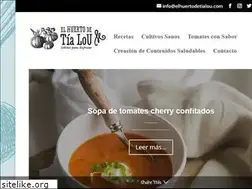 Sites similar to elhuertodetialou.com