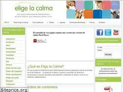 Sites similar to eligelacalma.org