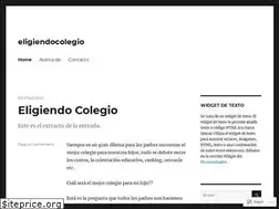 Sites similar to eligiendocolegio.wordpress.com