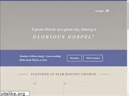 Sites similar to elimbaptistchurch.org