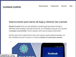 Sites similar to eliminarcuentaya.com