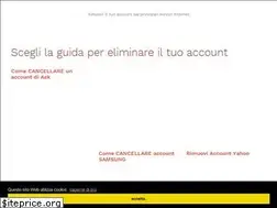 Sites similar to eliminareaccount.it