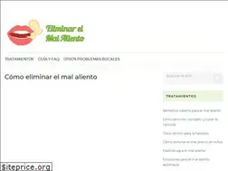 Sites similar to eliminarelmalaliento.com