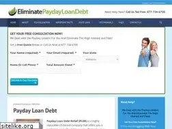 Sites similar to eliminatepaydayloandebt.net