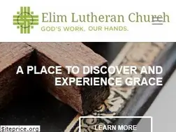 Sites similar to elimlutheran.org