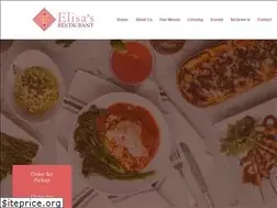 Sites similar to elisasrestaurant.com