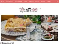 Sites similar to eliseditatable.com