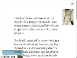 Sites similar to elisejoseph.com