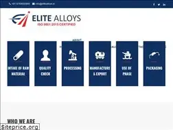 Sites similar to elitealloysindia.com