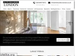 Sites similar to elitebuilderslondon.co.uk