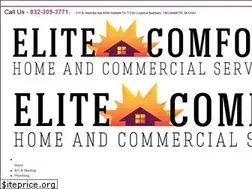 Sites similar to elitecomforthomeandcommercial.com