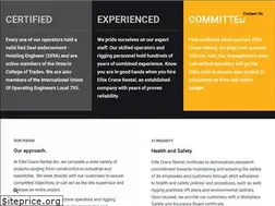 Sites similar to elitecranerental.com