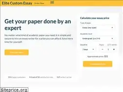 Sites similar to elitecustomessays.com