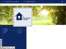 Sites similar to elitedentalofnatick.com