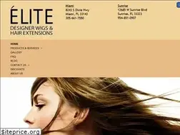 Sites similar to elitedesignerwigsandhair.com