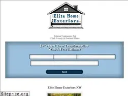 Sites similar to elitehomeexteriorsnw.com