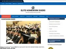 Sites similar to elitehomeworkdoers.com