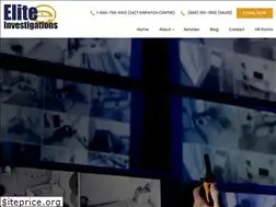 Sites similar to eliteinvestigation.com