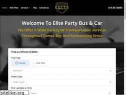 Sites similar to elitepartybustampa.com