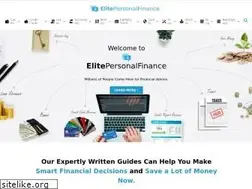 Sites similar to elitepersonalfinance.com