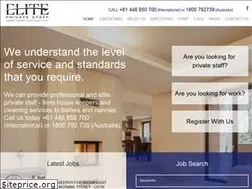Sites similar to eliteprivatestaff.com.au