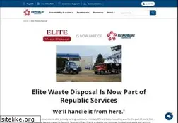 Sites similar to elitewastedisposal.com
