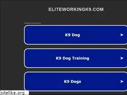 Sites similar to eliteworkingk9.com