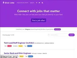 Sites similar to elixirjobs.net