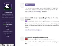 Sites similar to elixirstatus.com