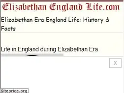 Sites similar to elizabethanenglandlife.com