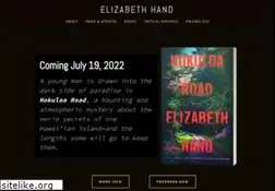 Sites similar to elizabethhand.com