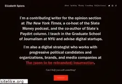 Sites similar to elizabethspiers.com
