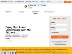 Sites similar to elizabethtowngas.com