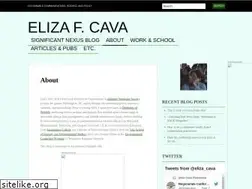 Sites similar to elizacava.com