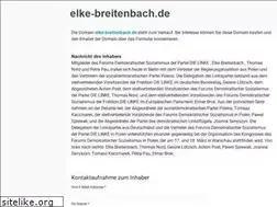 Sites similar to elke-breitenbach.de