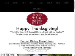 Sites similar to elkmountainhotel.com
