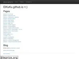 Sites similar to elkuku.github.io