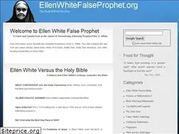 Sites similar to ellenwhitefalseprophet.org