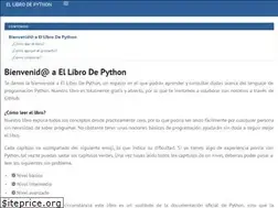 Sites similar to ellibrodepython.com