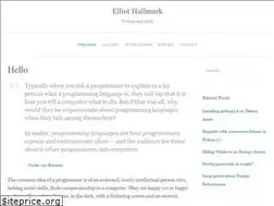 Sites similar to elliothallmark.com