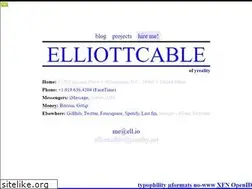 Sites similar to elliottcable.name