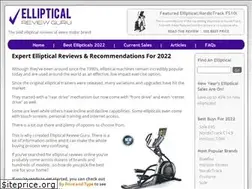 Sites similar to ellipticalreviewguru.com