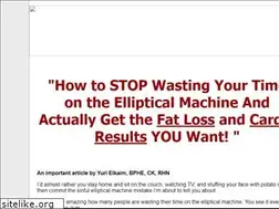 Sites similar to ellipticalworkouts.com