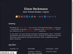 Sites similar to elmarbeckmann.com
