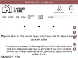 Sites similar to elmayoristadeltextil.es