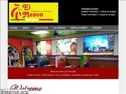 Sites similar to elmesonmexicanrestaurant.com