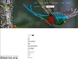 Sites similar to elmiradordequetzales.com