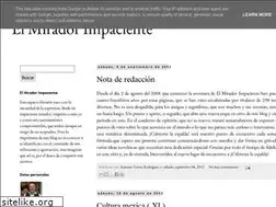 Sites similar to elmiradorimpaciente.blogspot.com