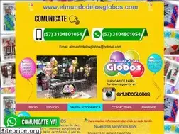 Sites similar to elmundodelosglobos.com